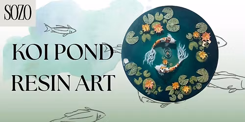 KOI POND RESIN ART