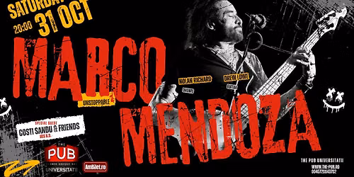 MARCO MENDOZA - "ROCK LA MAXIMUM" - LIVE la The PUB Universitatii