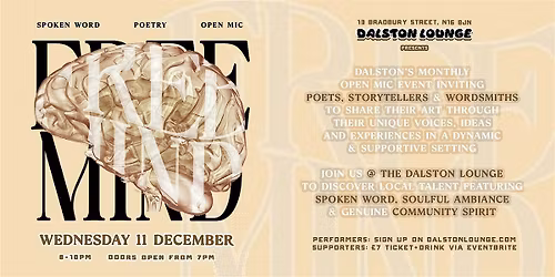 Free Mind - Spoken Word Wednesday