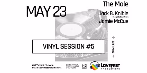 Vinyl sessions #5 w\/ The Mole\/ Jack B. Nimble \/ Jamie McCue