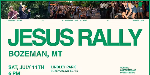 BOZEMAN, MT - JESUS RALLY