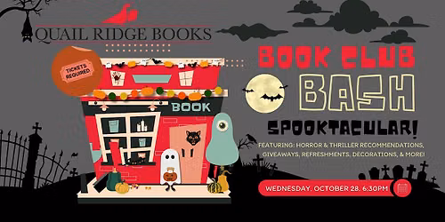 Book Club Bash: Spooktacular!