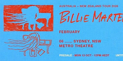 Billie Marten AU & NZ Tour 2026 - Metro Theatre - Eora\/Sydney