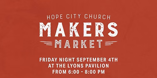 Hope City Church Makers Market