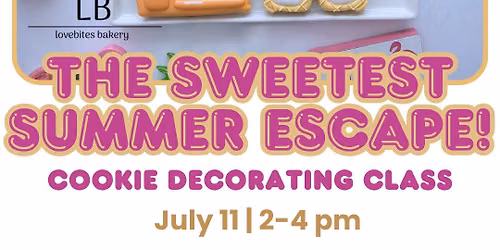 Gather & Create - Cookie Decorating Class - Summer Escape