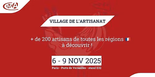 Salon Made in France Porte de Versaille - Paris - Stand CMA n\u00b0015