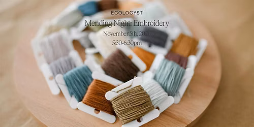 Mending Night: Embroidery