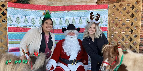 Unique Photos with Santa and  Mini