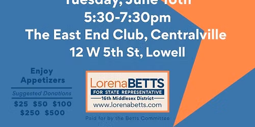 Lorena Betts for State Rep: Campaign Fundraiser