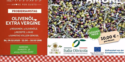 Oliven\u00f6l-Tag - Neue Ernte - Neue \u00d6le - Rezepte und 1 Quiz 