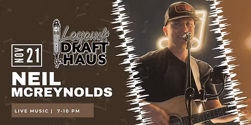 Neil McReynolds @ Legends Draft Haus