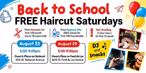 HAIRCUT ONLY - Back to School Giveback