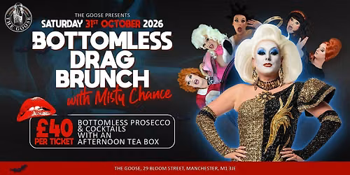 Hallowe'en Bottomless Drag Brunch with Misty Chance