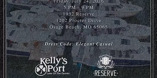 Yacht Gala Presented By:  Kelly's Port and 1932 Reserve