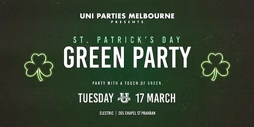 St Paddys Day Green Party