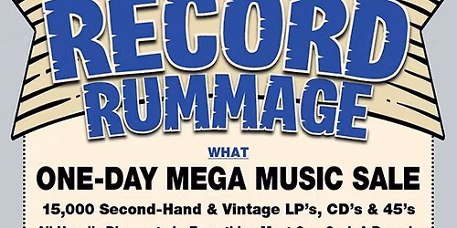\u201cTHE BIG RECORD RUMMAGE\u201d (Geelong 2026)