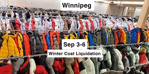 Winter Coat Liquidation Winnipeg