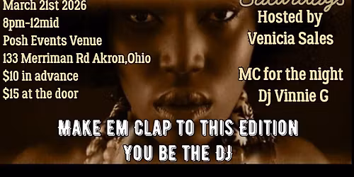 Brown Sugar Saturdays Make Em Clap To This