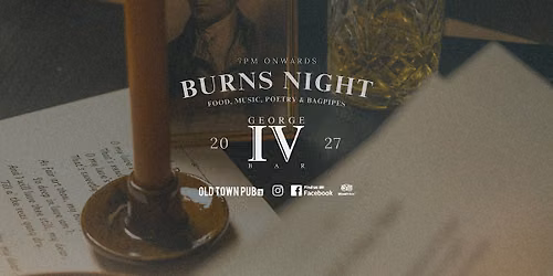 Burns Night at George IV