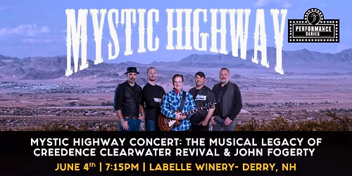 Mystic Highway Concert: The Musical Legacy Of Creedence Clearwater Revival & John Fogerty- Derry 