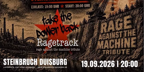 RAGETRACK – rage against the machine tribute — Steinbruch