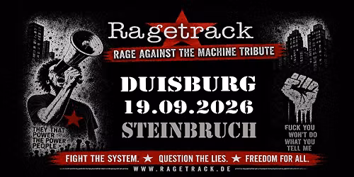 RAGETRACK \u2013 rage against the machine tribute
