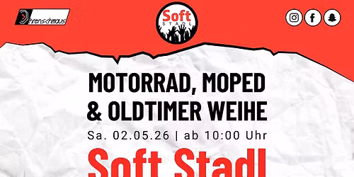 Motorrad-, Moped- & Oldtimerweihe im Soft Stadl