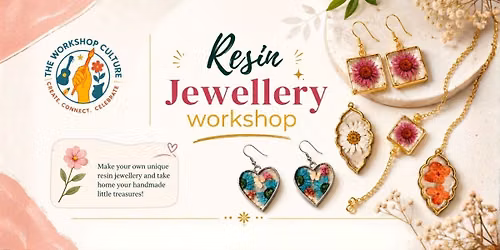 Resin Art Jewellery - By The Workshop Culture
