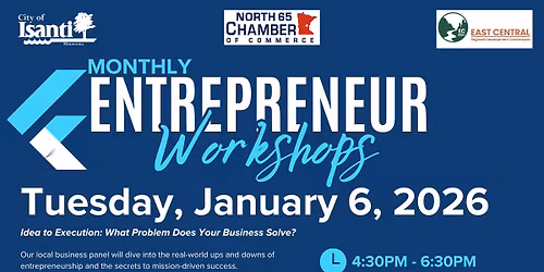Isanti Entrepreneur Workshops - January 2026 Session