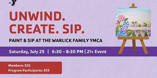 Paint & Sip at the Warlick Family YMCA