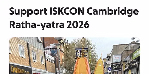 ISKCON Cambridge Rathayatra 2026