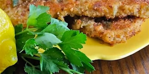 Chicken Milanese and Italian inspired Country Salad