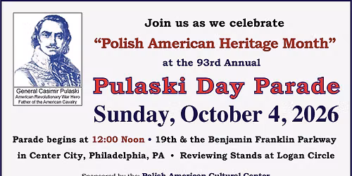 93rd Annual Pulaski Day Parade - Philadelphia