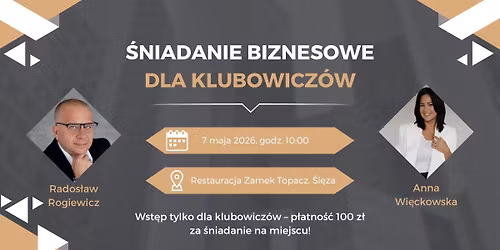 \u015aniadanie Biznesowe dla Klubowicz\u00f3w - Wroc\u0142aw