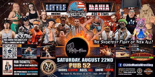 Mackinaw, IL - Little Mania Mini Wrestling @ Pub 52
