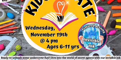 Kids Create: Invisible Ink