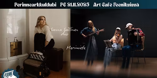 Perinnearkkuklubi: Merimiete ja Sanna S\u00e4llinen duo