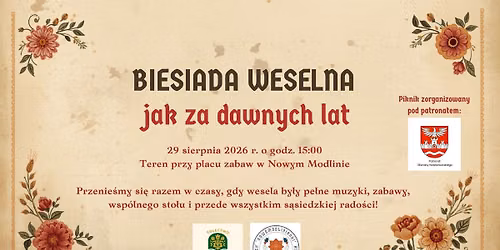 BIESIADA WESELNA JAK ZA DAWNYCH LAT!