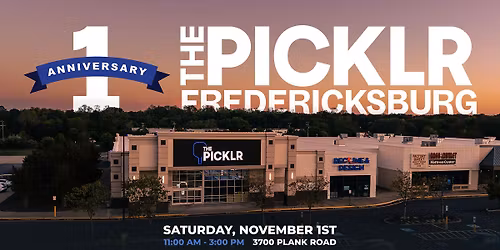 The Picklr Fredericksburg's One Year Anniversary