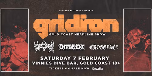 Gridiron (usa) Exclusive Headline Show \u2013 Gold Coast 18+