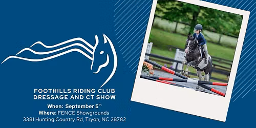 FRC September Dressage and CT Schooling Show