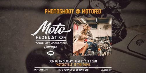 PRIVATE EVENT - Motorcycle themed photoshoot