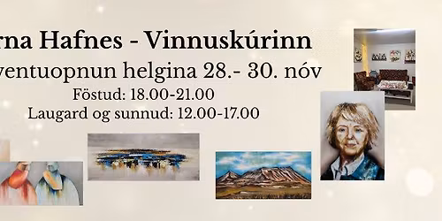 A\u00f0ventuopnun \u00ed vinnusk\u00farnum - Erna Hafnes