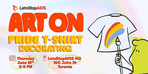 Art On Pride T-Shirt Decorating