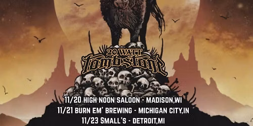 Left Lane Cruiser & 20 Watt Tombstone at Burn em' Brewing