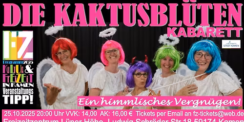 Die Kaktusbl\u00fcten - Kabarett live im FZ Kamen
