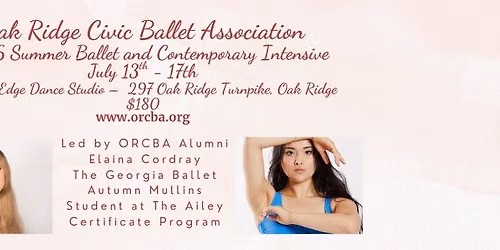 ORCBA Summer Ballet & Contemporary Intensive