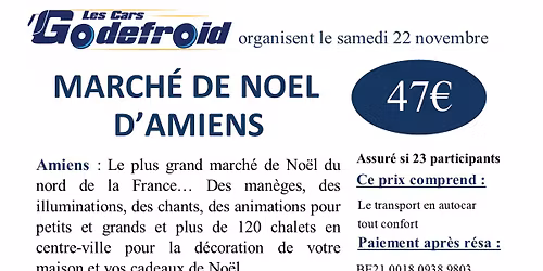 March\u00e9 de No\u00ebl d'Amiens (Cars Godefroid)