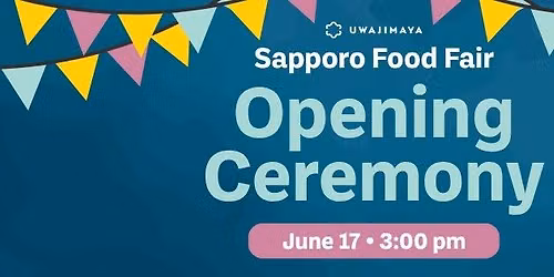 Sapporo Food Fair Opening Ceremony