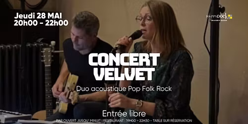 CONCERT - VELVET - ACOUSTIQUE 